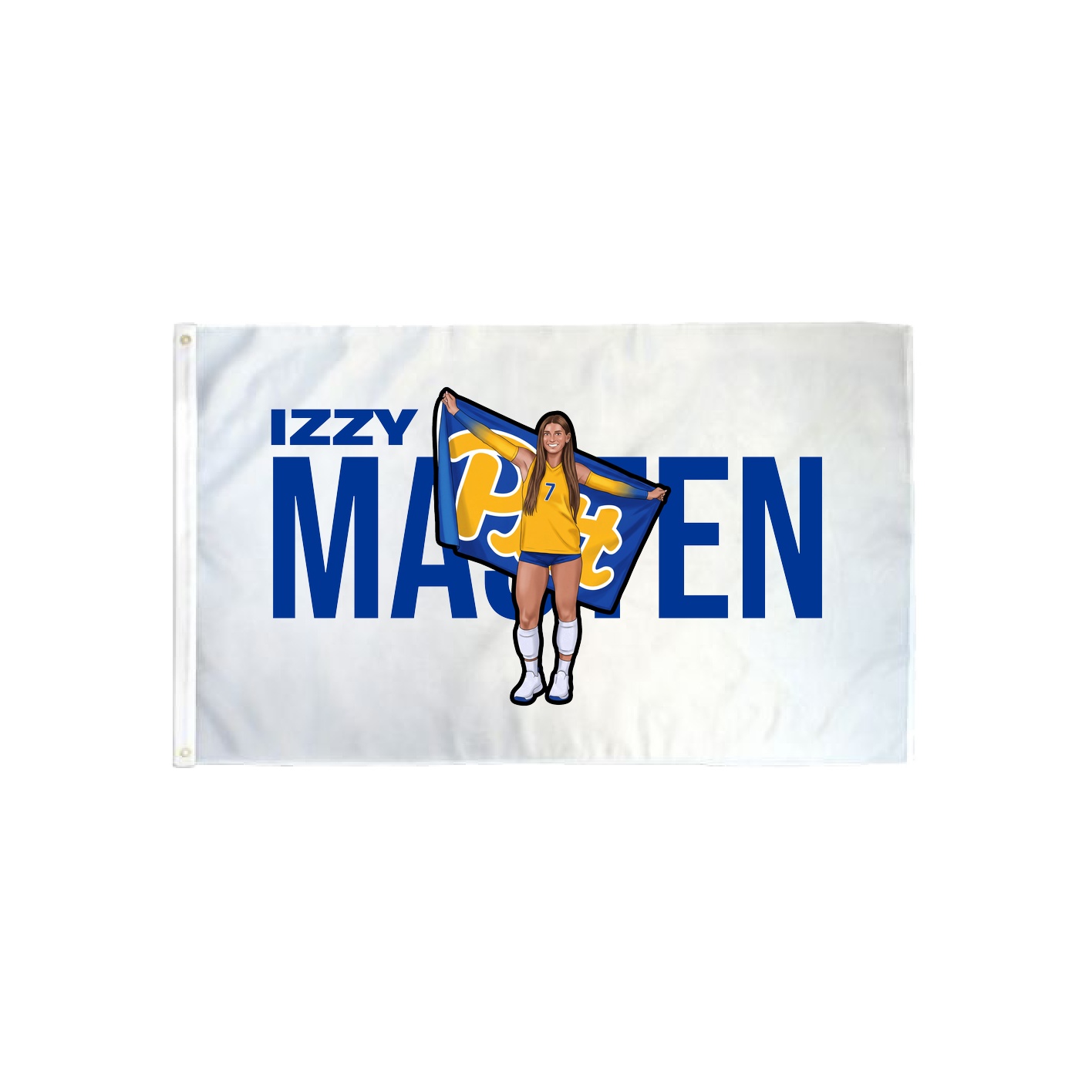 3x5 Flag — Player Name in Classic