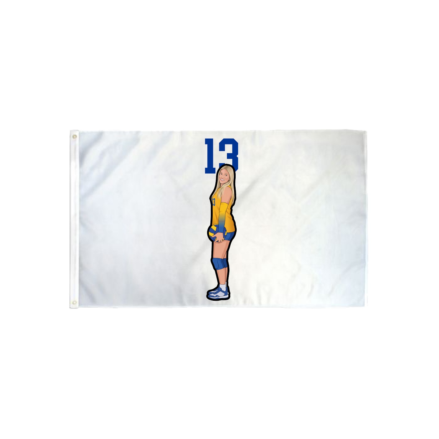 3x5 Flag — Number Top in Classic