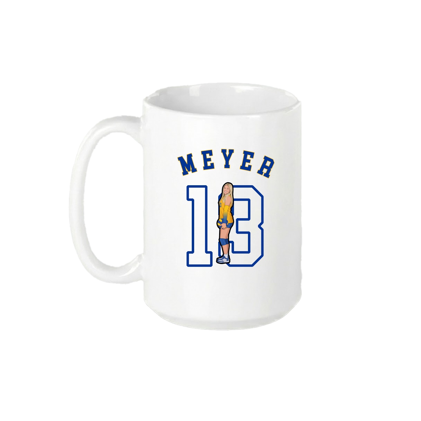 15oz Coffee Mug — Shirsey Arch in White