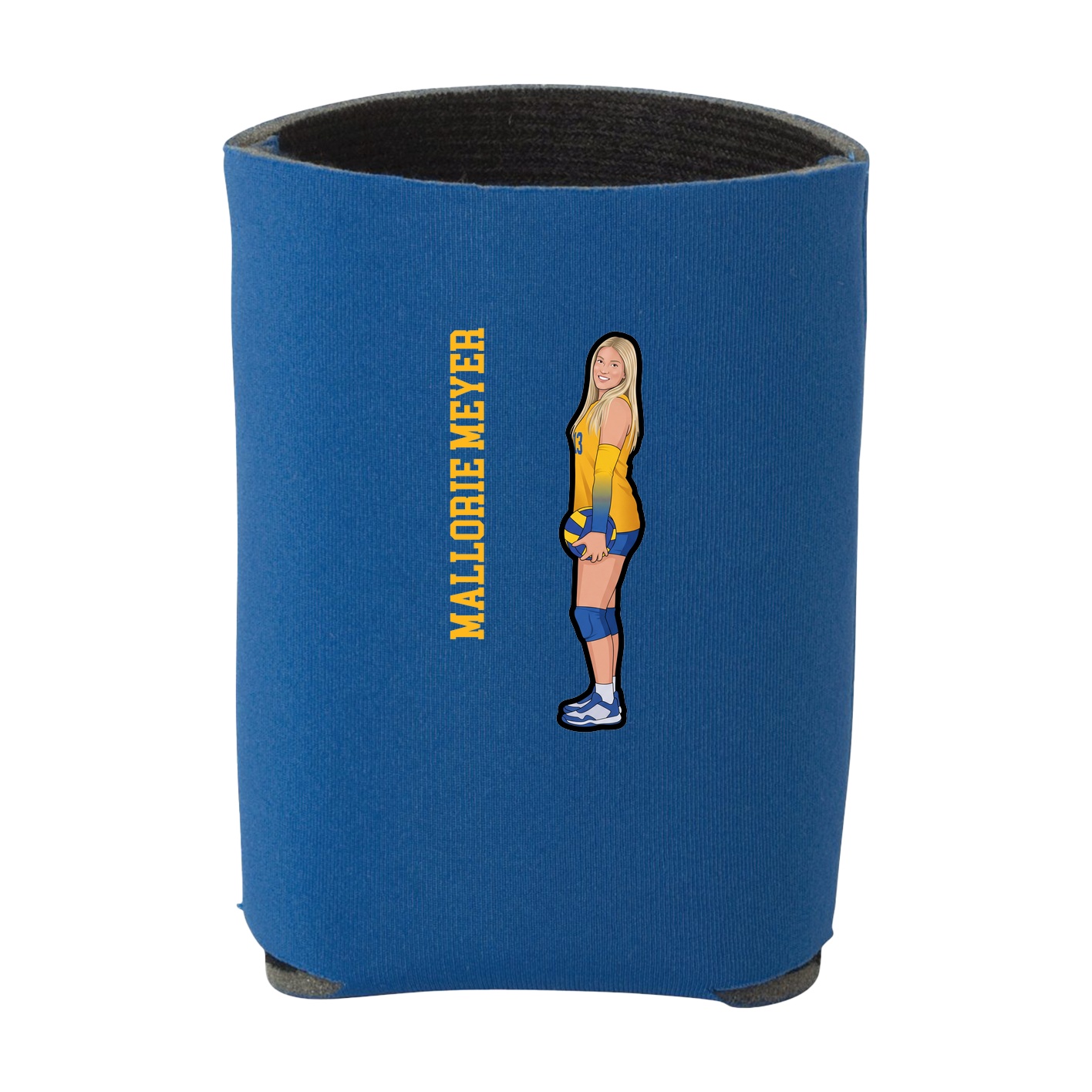 Can Holder — Name Vertical in Royal