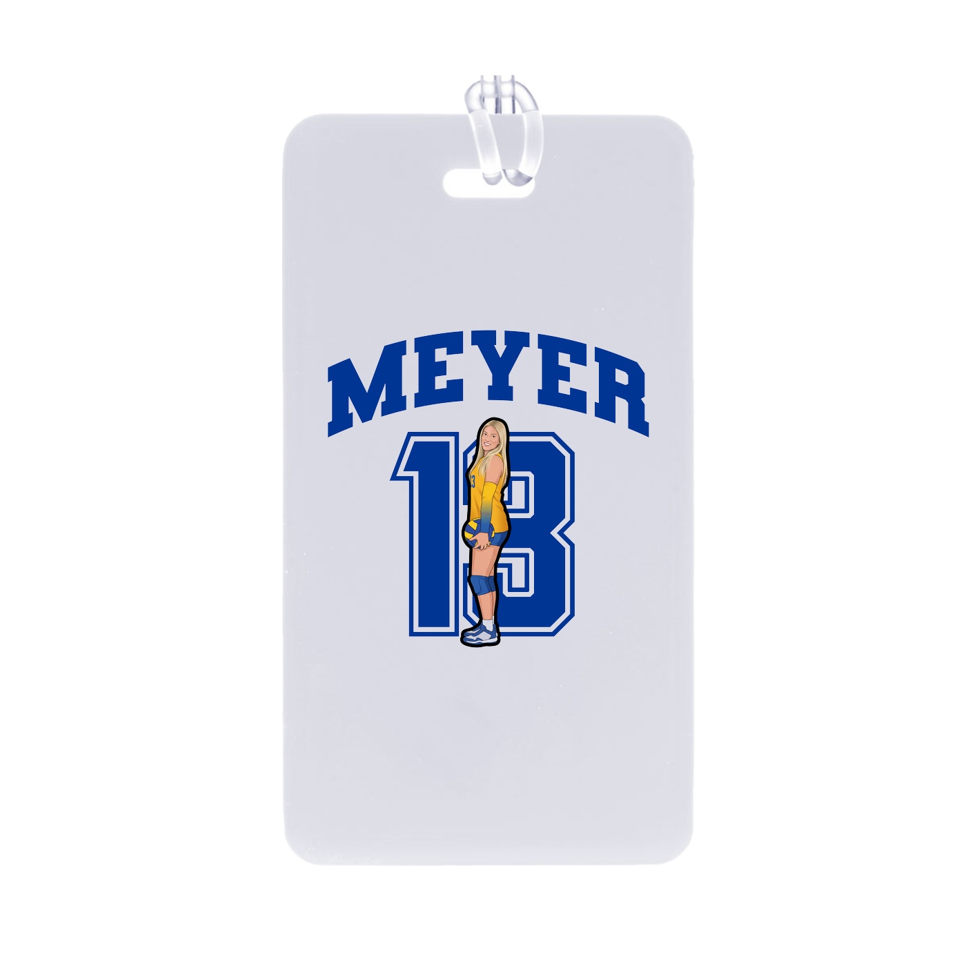Bag Tag — Number in Classic