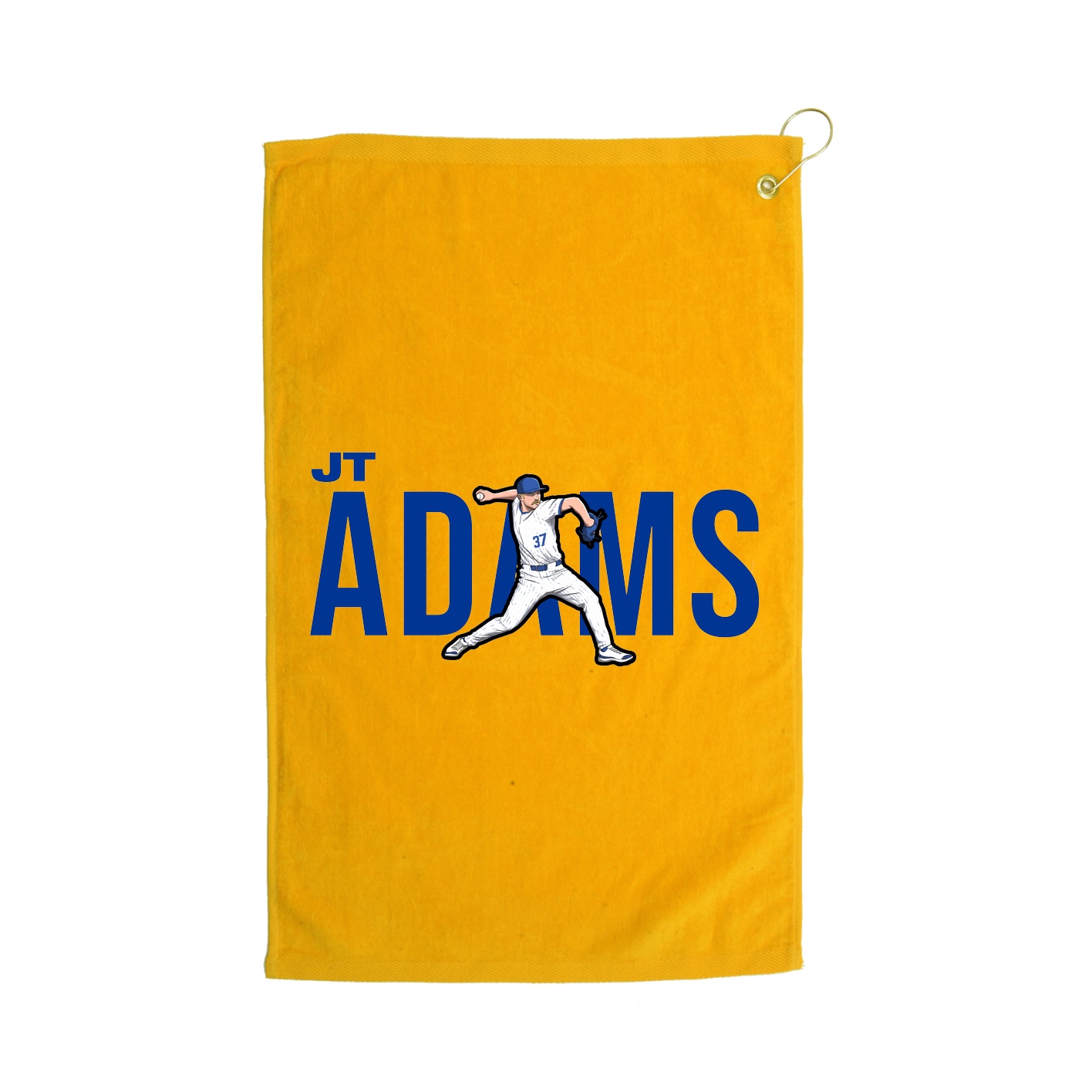 Golf Towel — Player Name in Gold