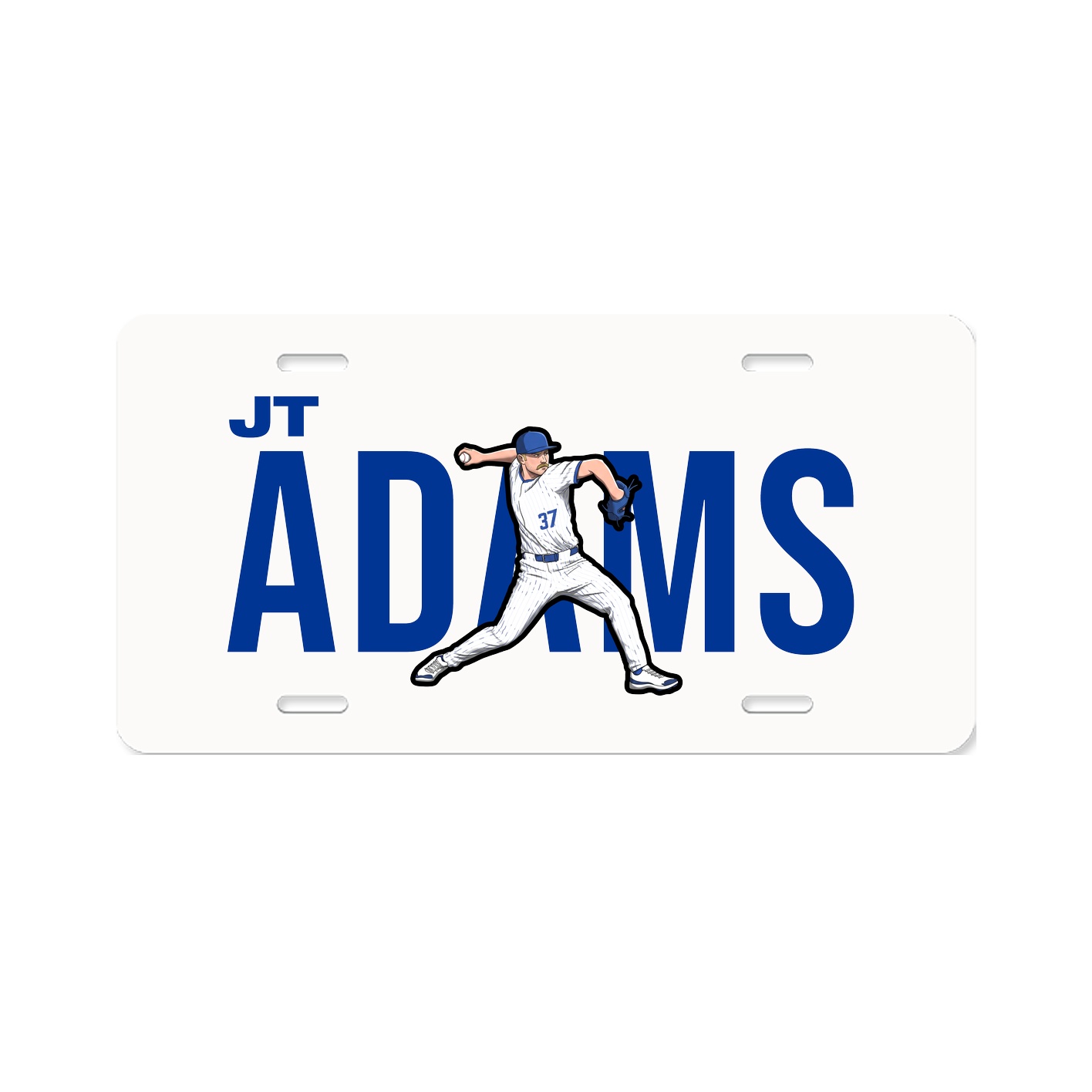 License Plate — Player Name in Classic