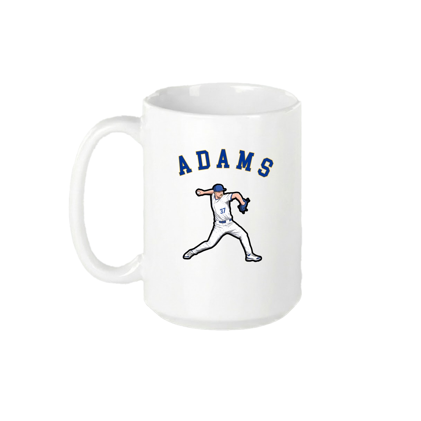 15oz Coffee Mug — Shirsey Arch in White