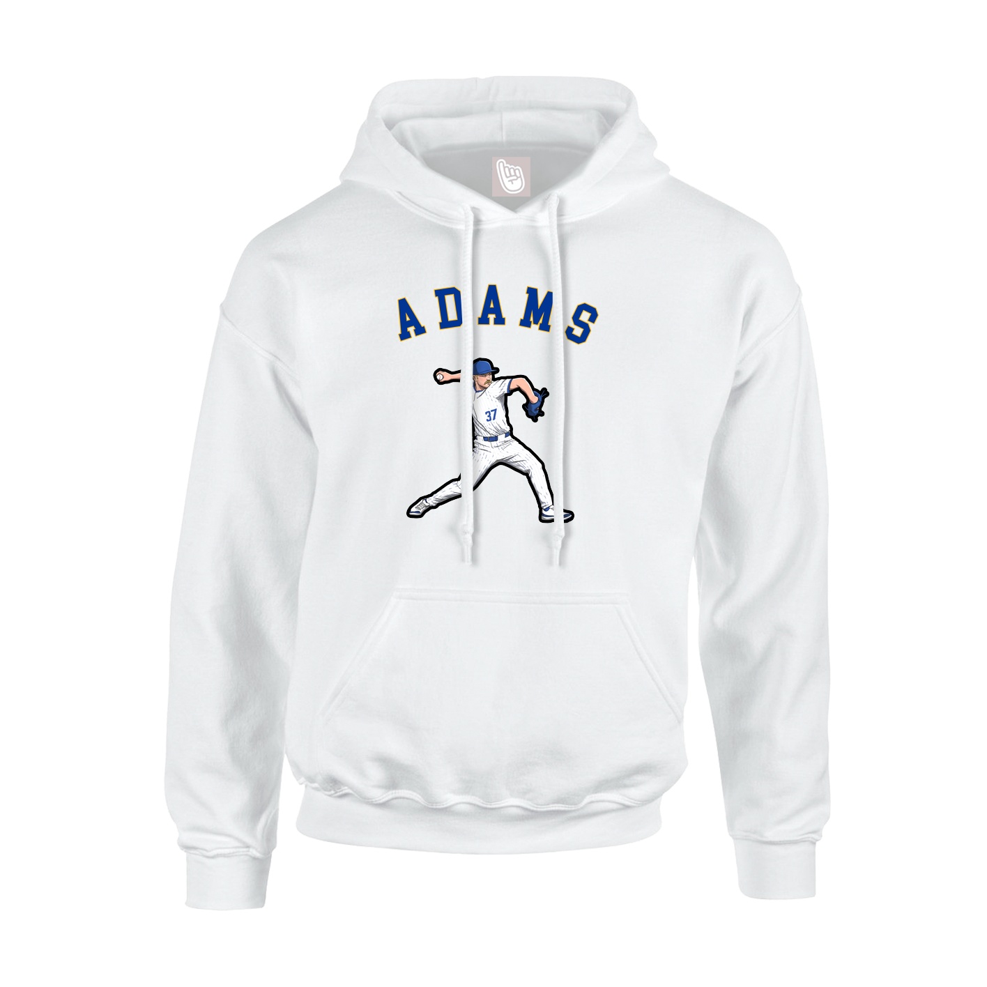 Youth Hoodie — Shirsey Arch in White