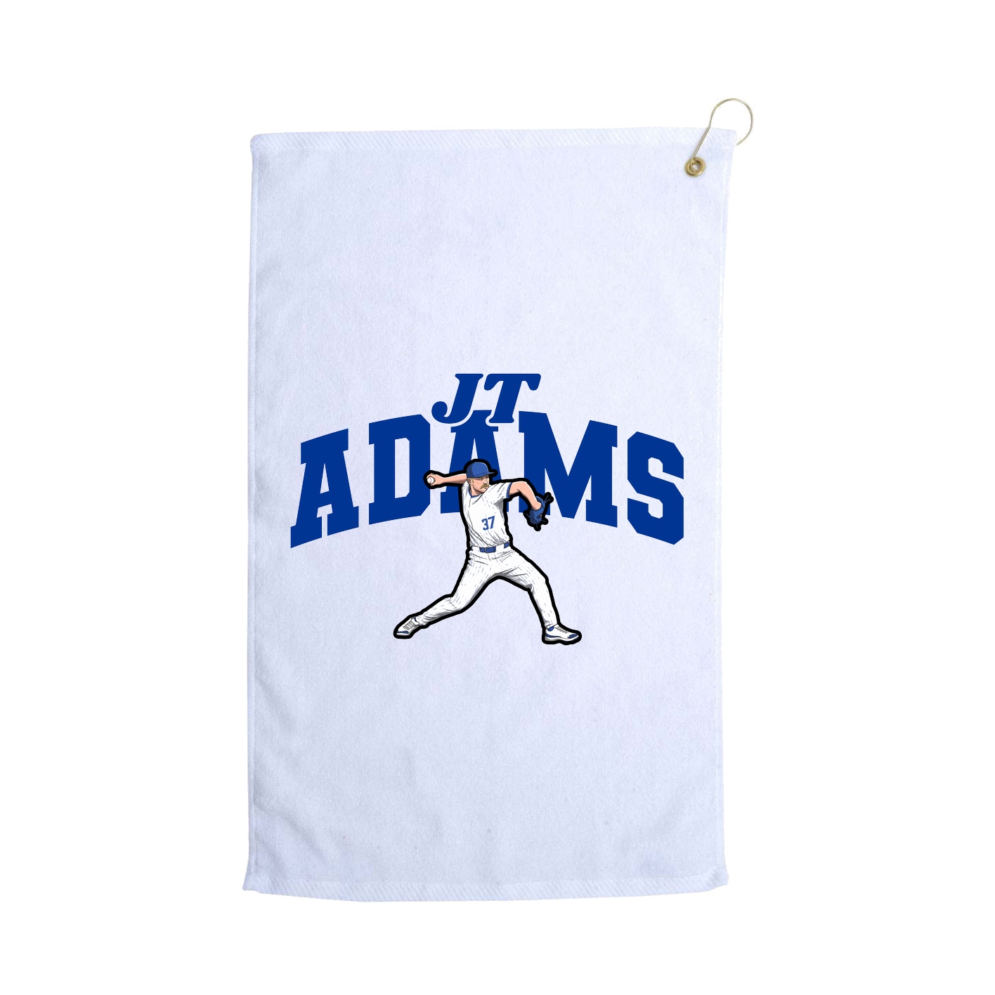 Golf Towel — Signature Arch in White