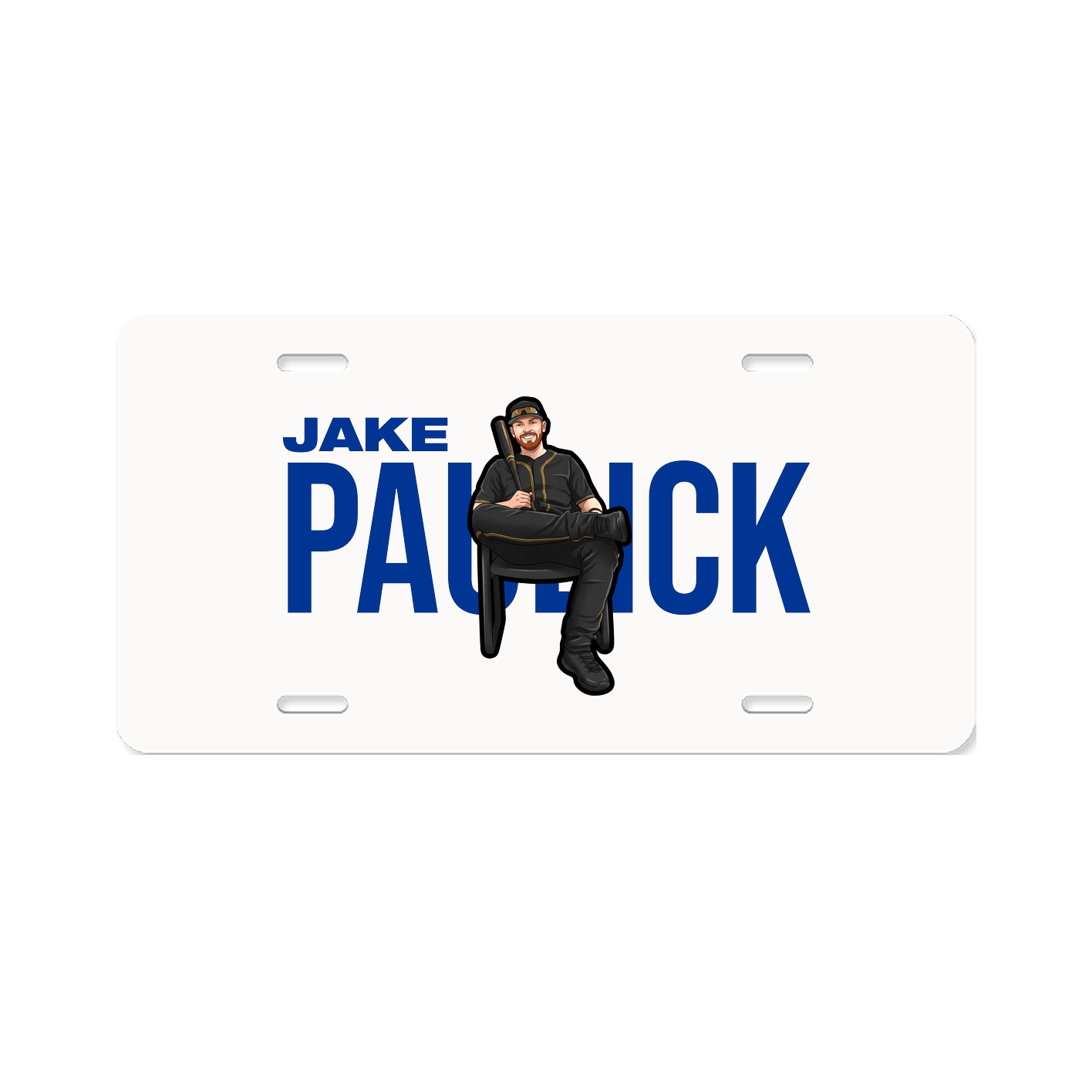 License Plate — Player Name in Classic