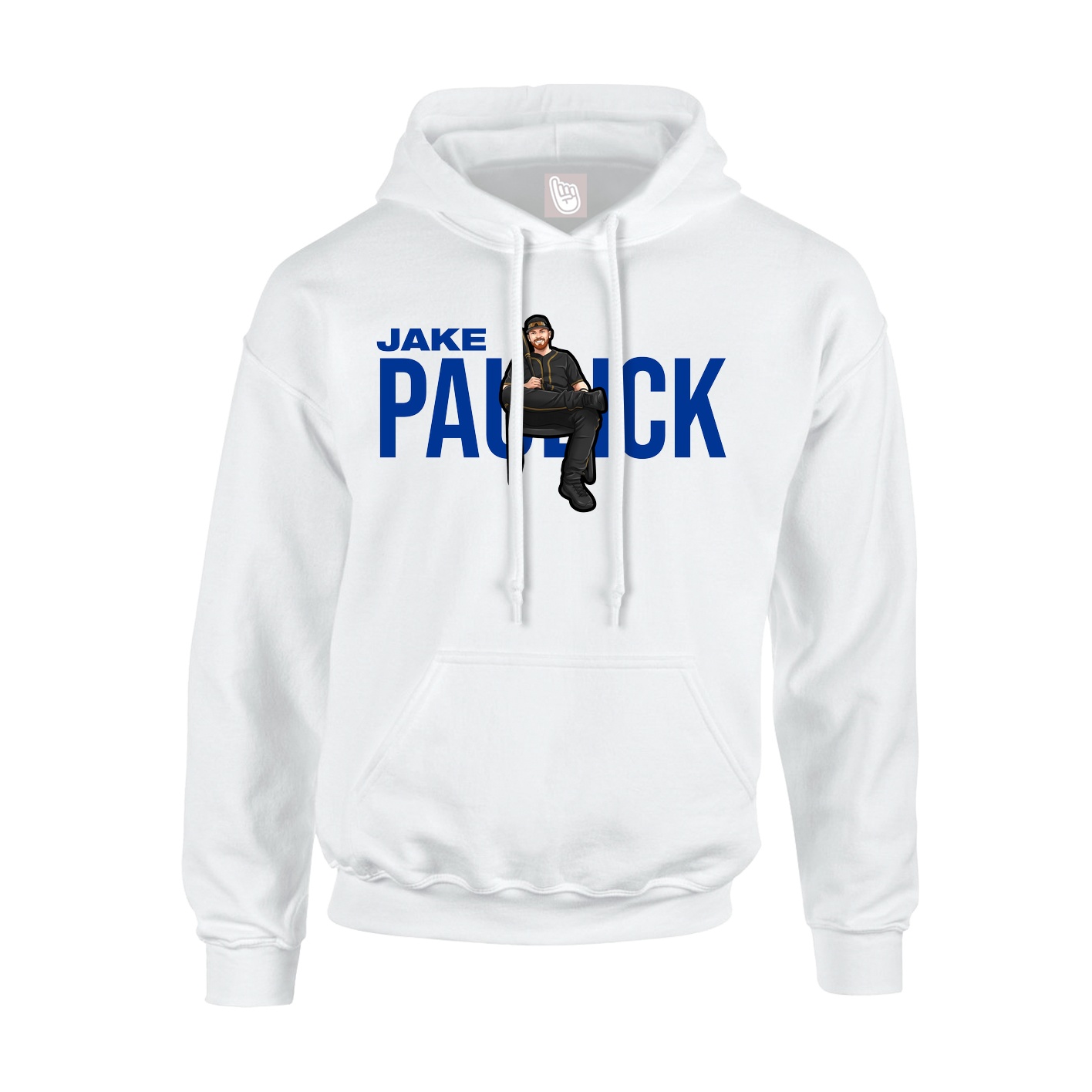 Youth Hoodie — Player Name in White