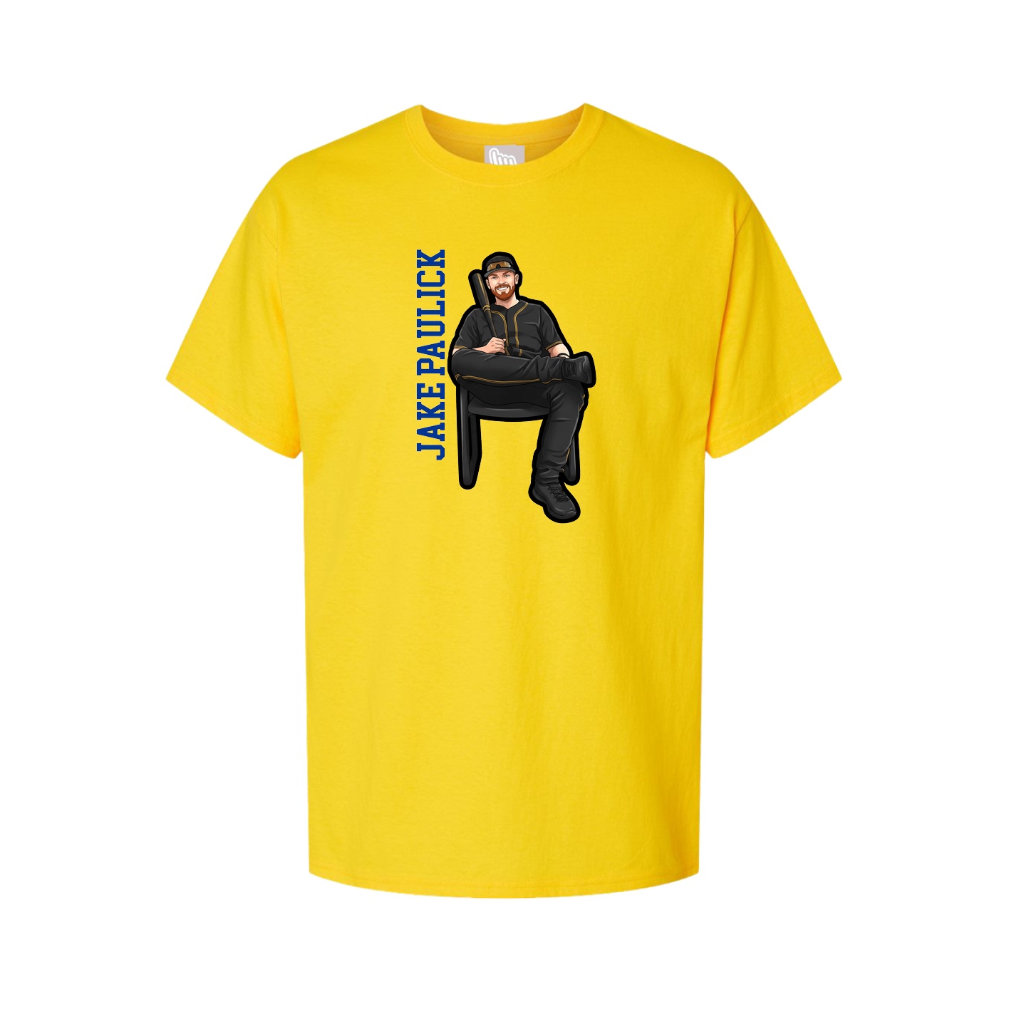Tee — Name Vertical in Gold