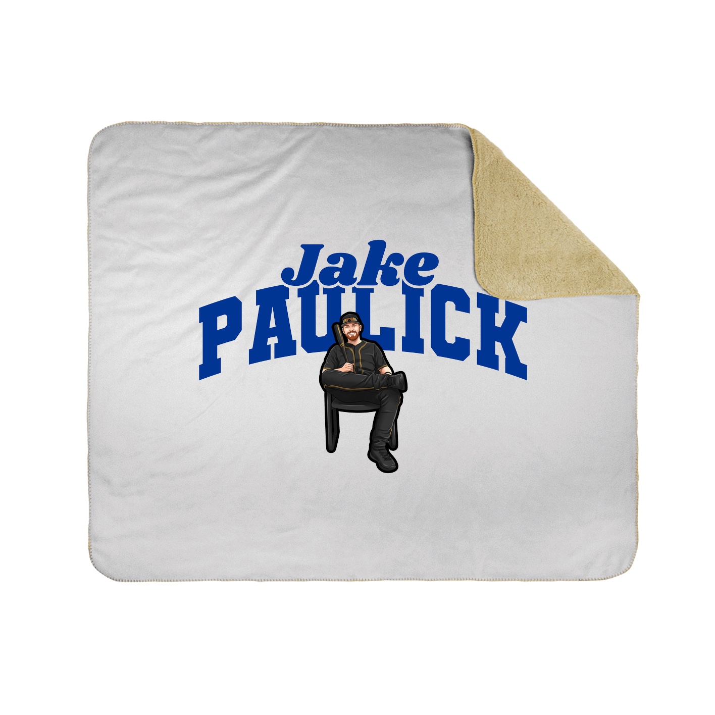 Throw Blanket — Signature Arch in White