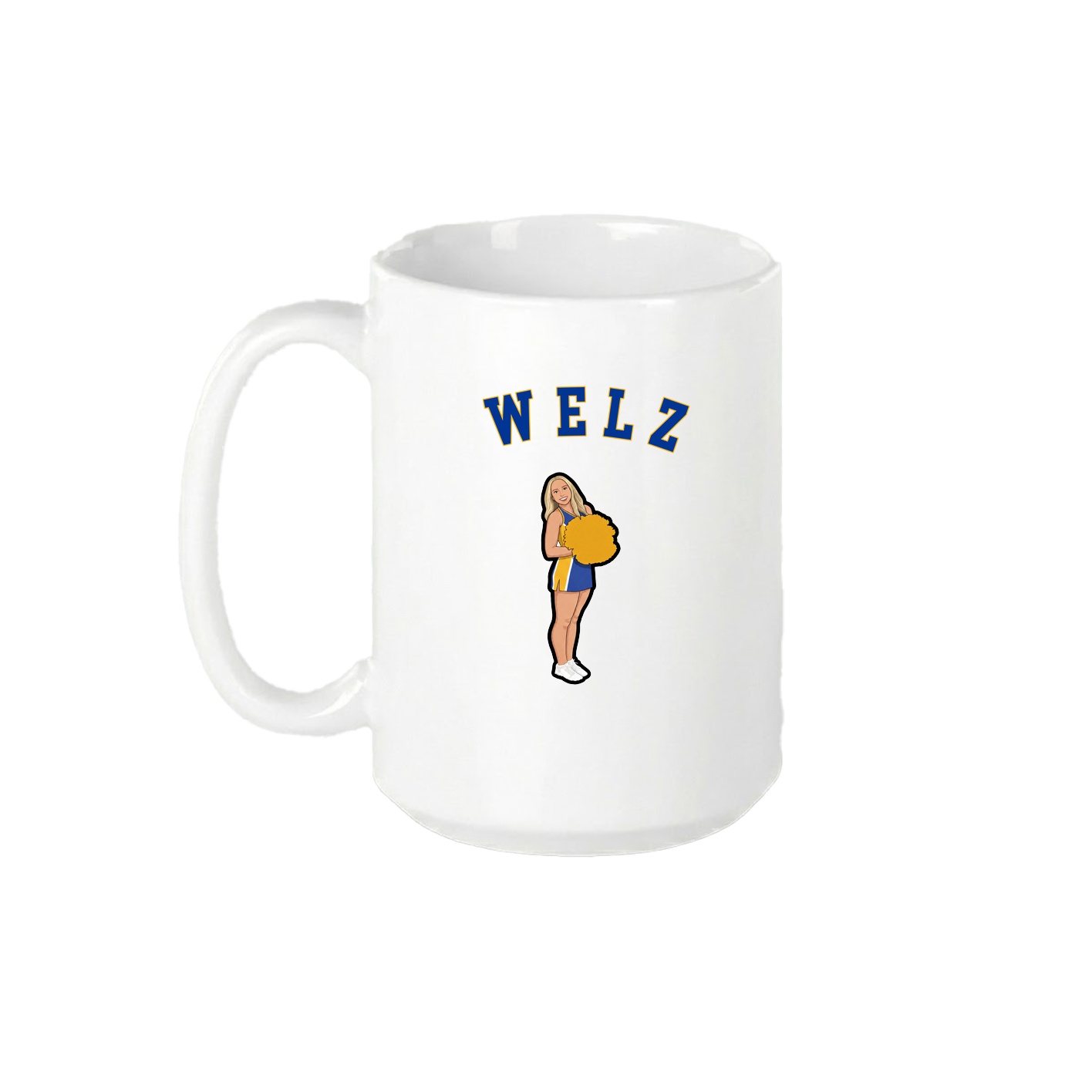 15oz Coffee Mug — Shirsey Arch in White