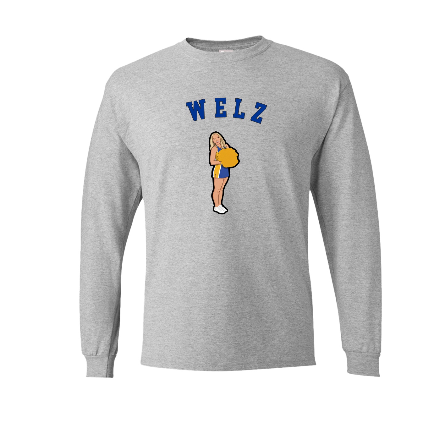 Long Sleeve Tee — Shirsey Arch in Grey