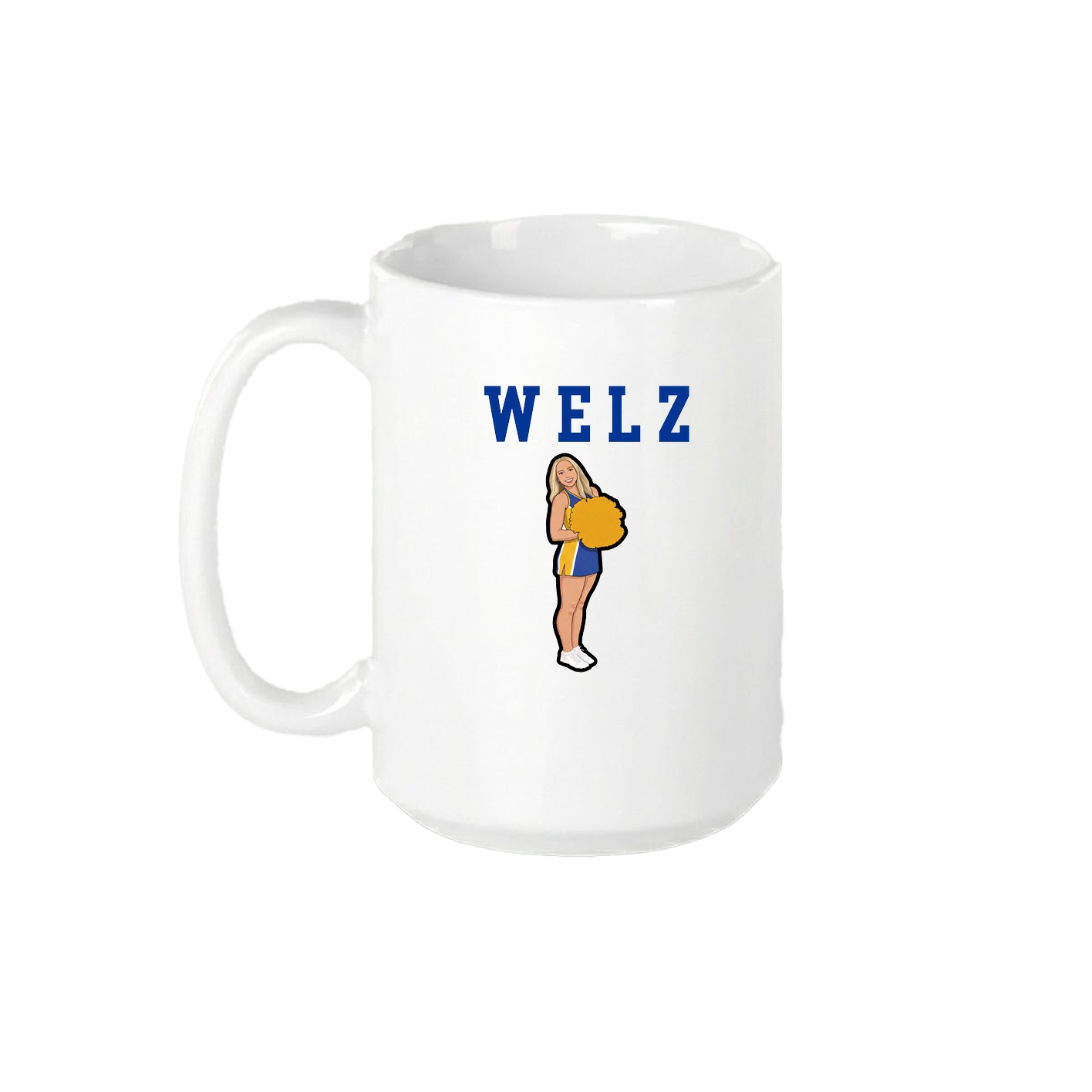 15oz Coffee Mug — Shirsey in White