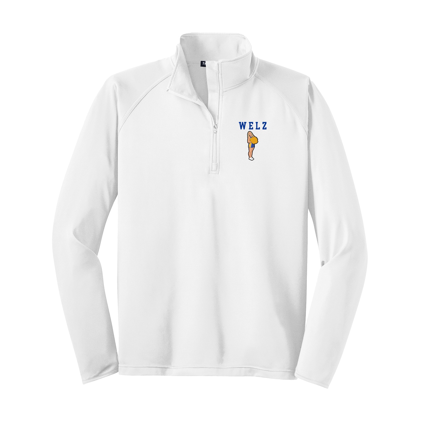 Q-Zip Pullover — Shirsey in White