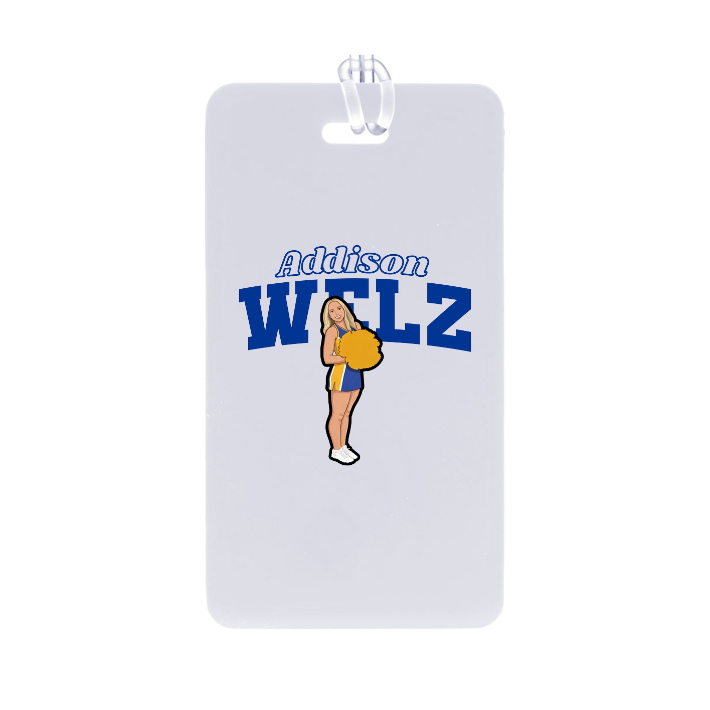 Bag Tag — Name Arch in Classic