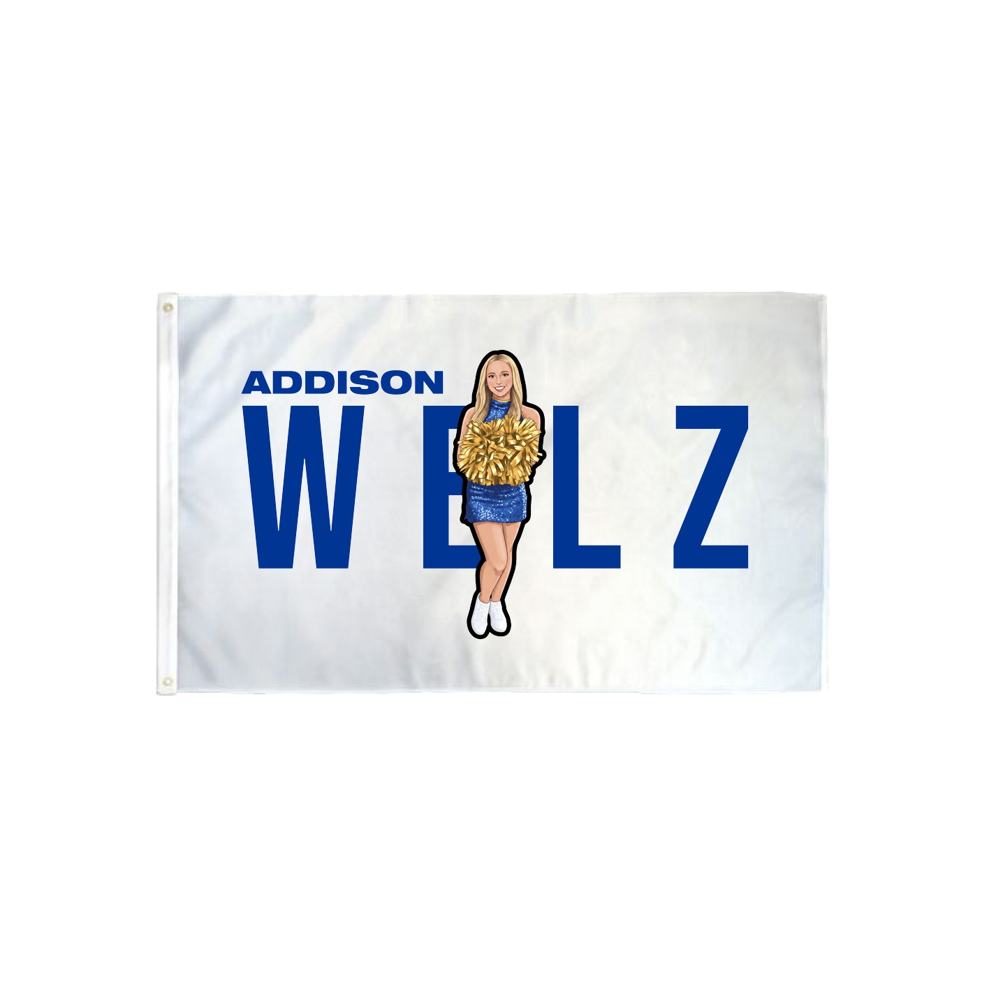 3x5 Flag — Player Name in Classic
