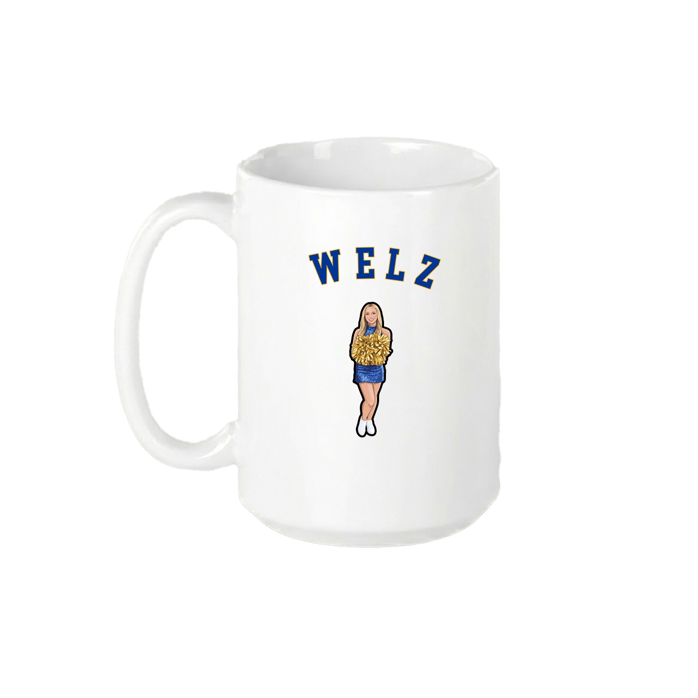 15oz Coffee Mug — Shirsey Arch in White