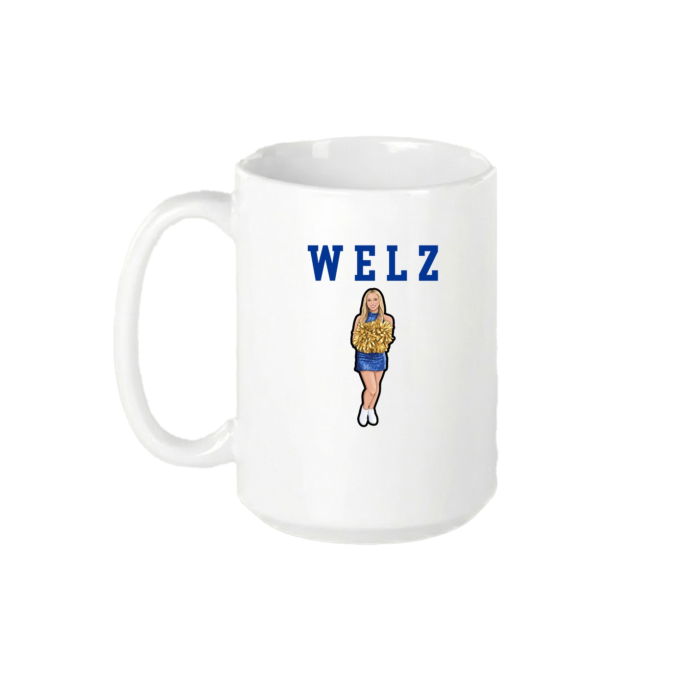 15oz Coffee Mug — Shirsey in White