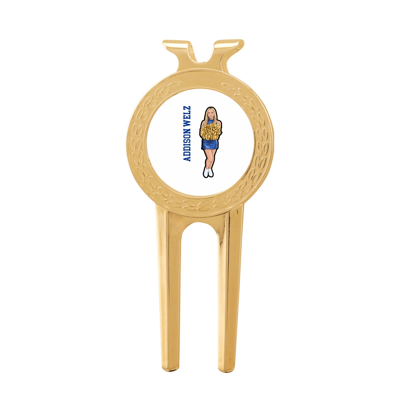 Divot Tool with Ball Marker — Name Vertical in Classic