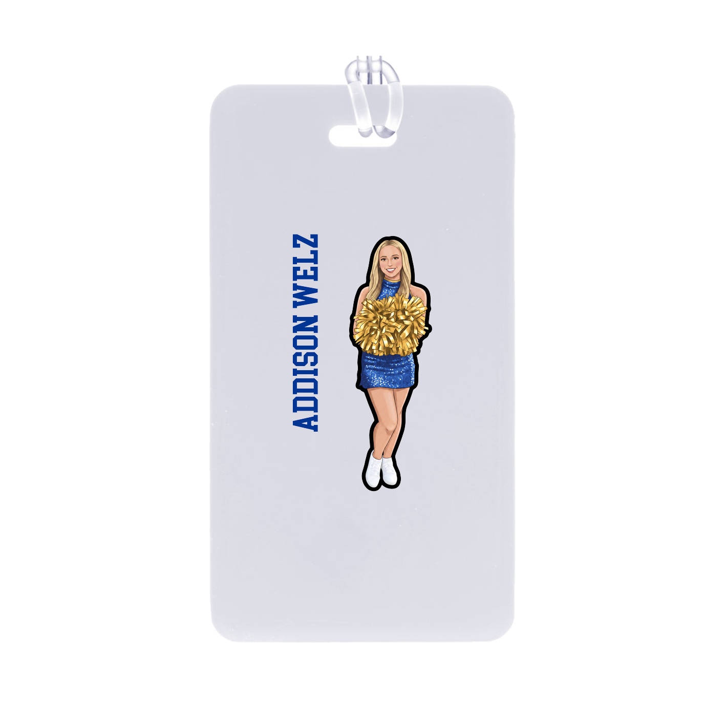 Bag Tag — Name Vertical in Classic