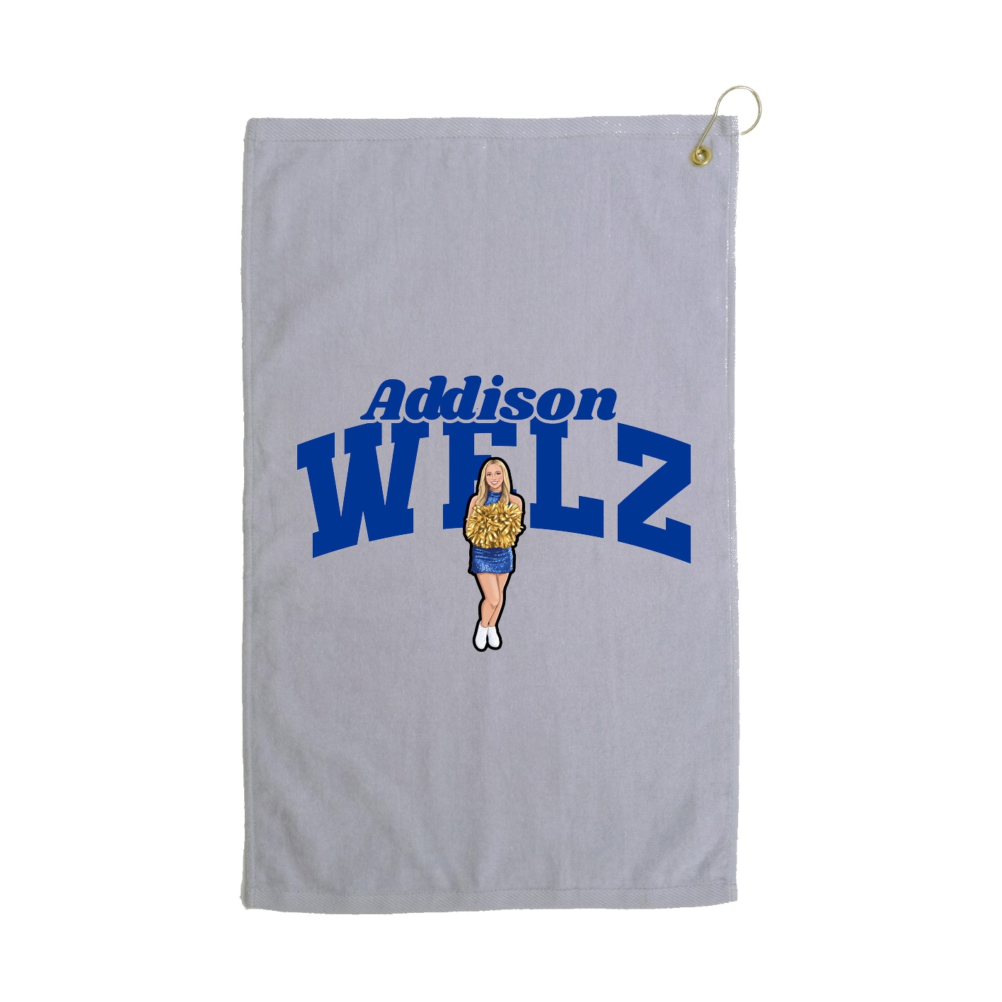 Golf Towel — Signature Arch in Grey