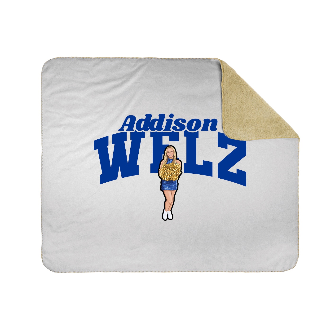 Throw Blanket — Signature Arch in White