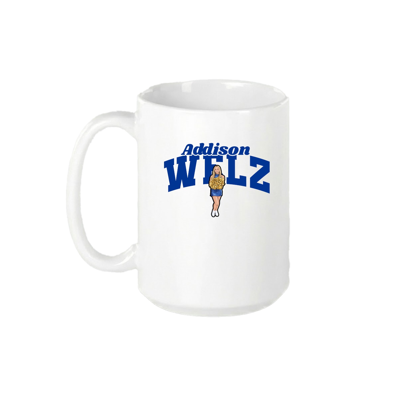 15oz Coffee Mug — Signature Arch in White