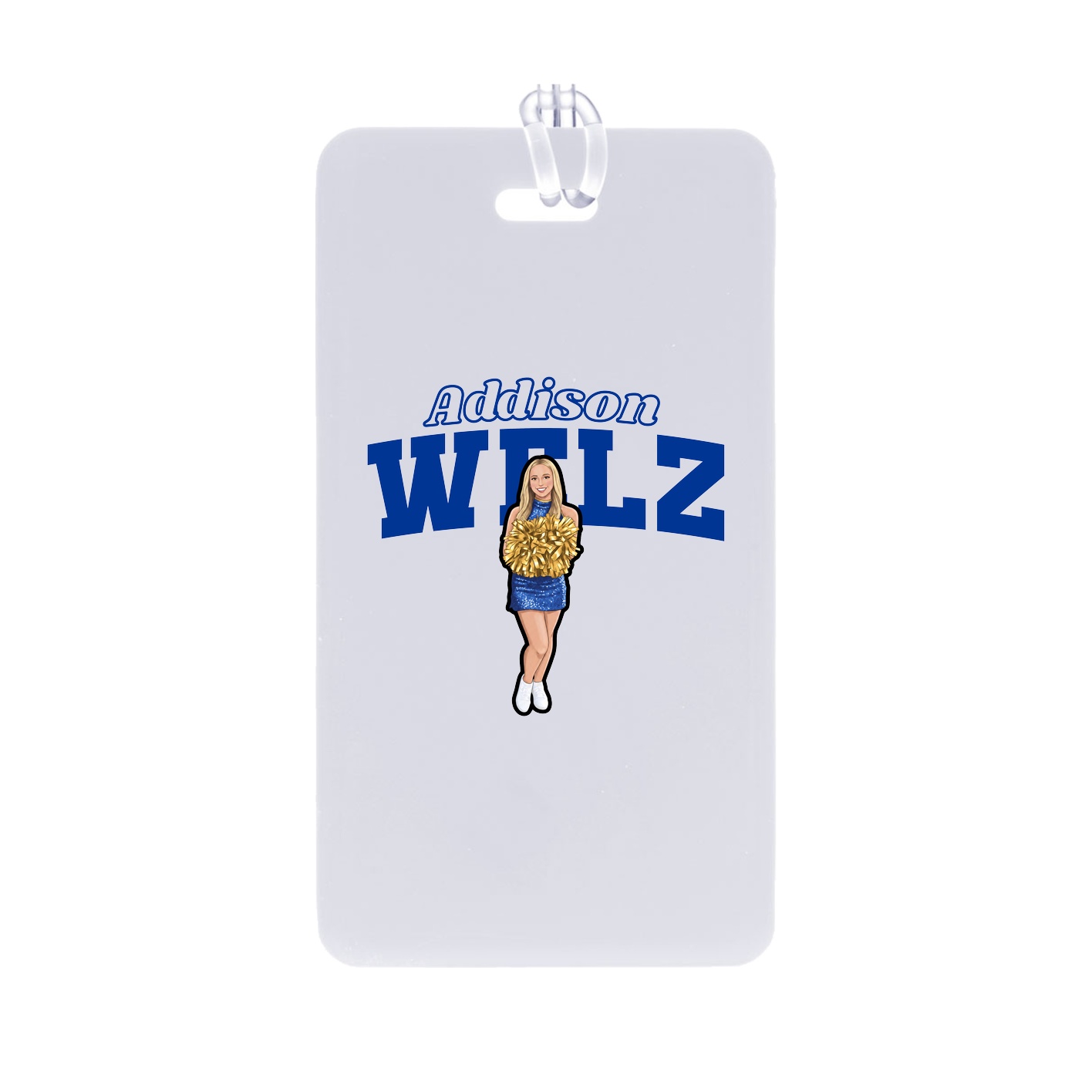 Bag Tag — Name Arch in Classic