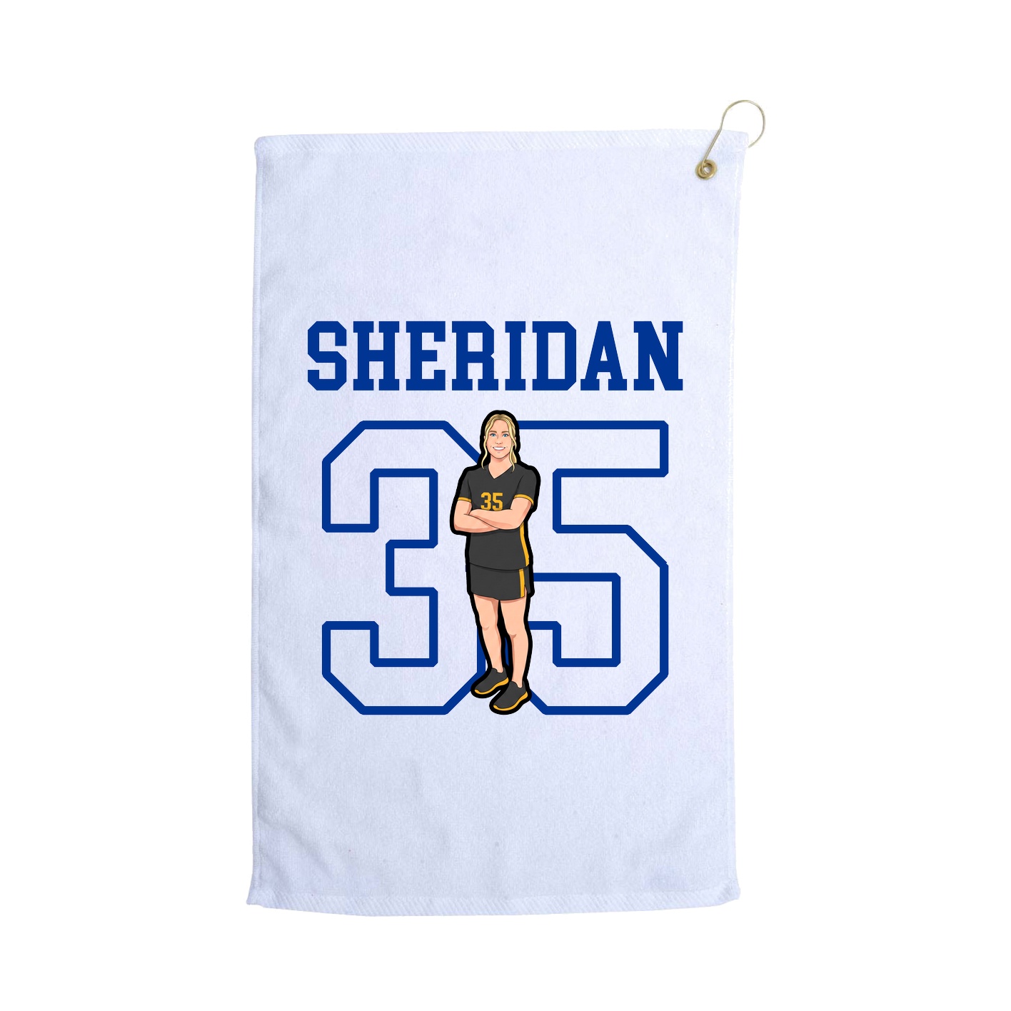 Golf Towel — Shirsey in White