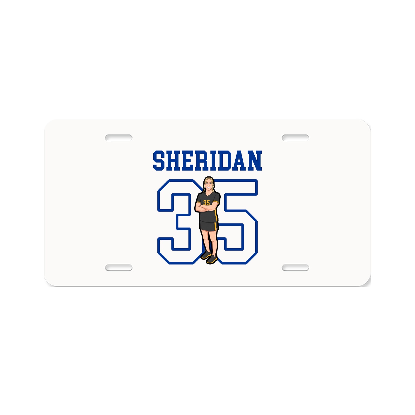 License Plate — Shirsey in Classic