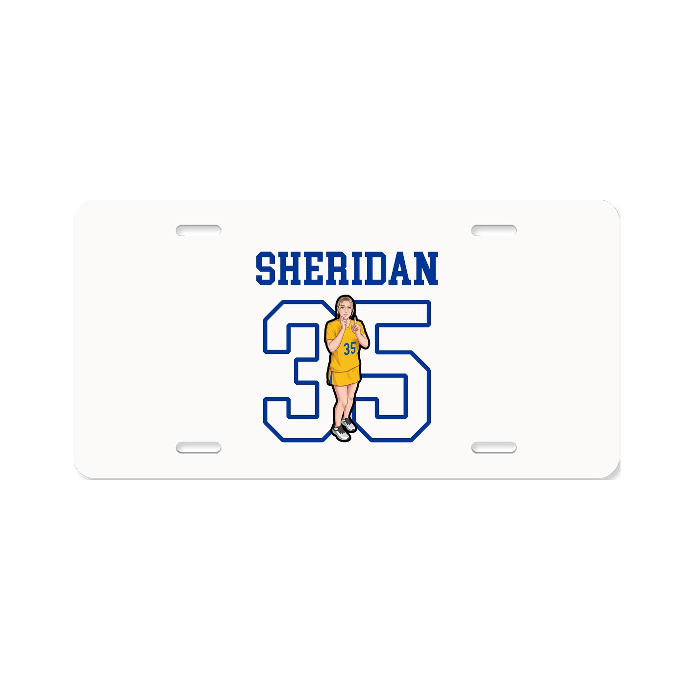 License Plate — Shirsey in Classic