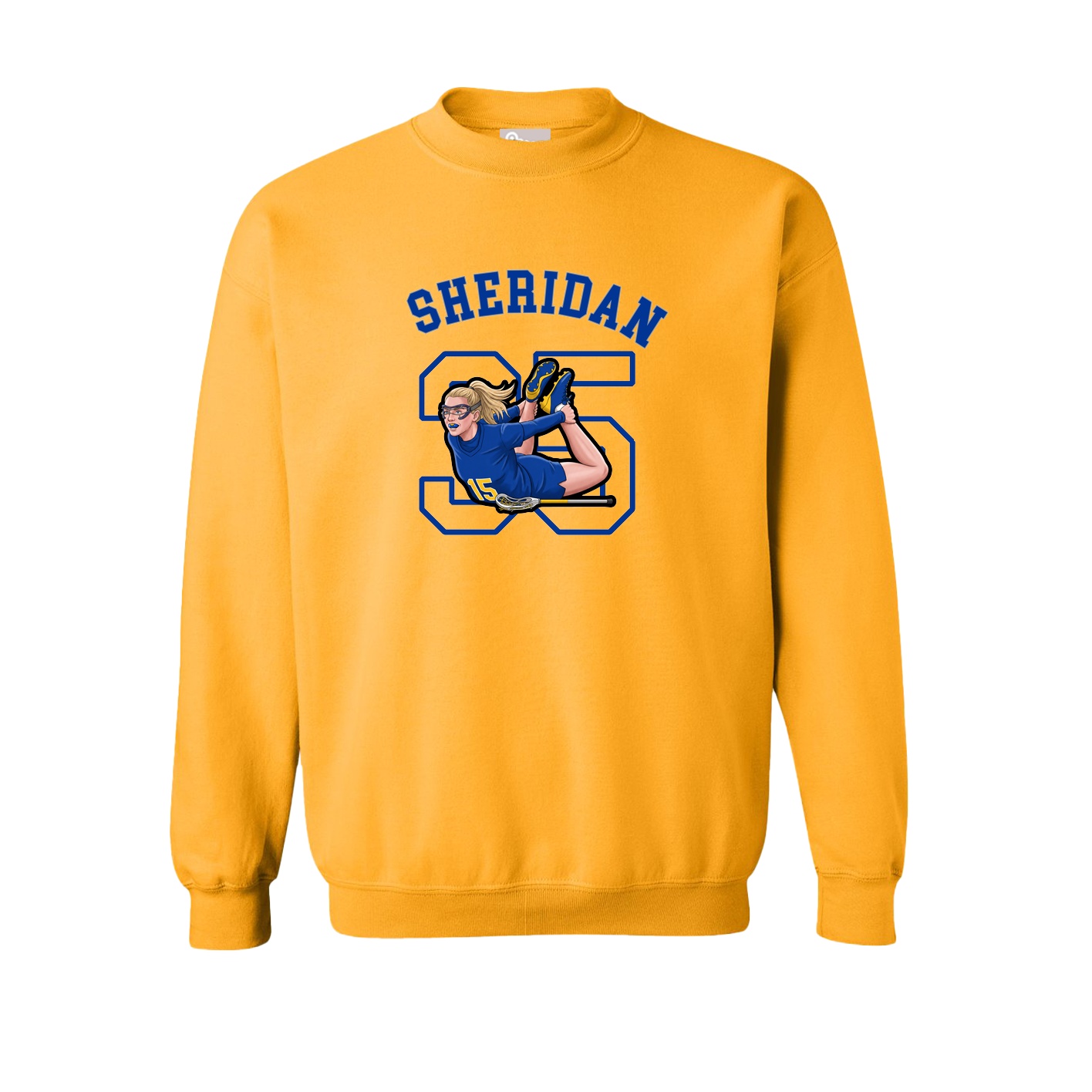 Fleece Crew — Shirsey Arch in Gold