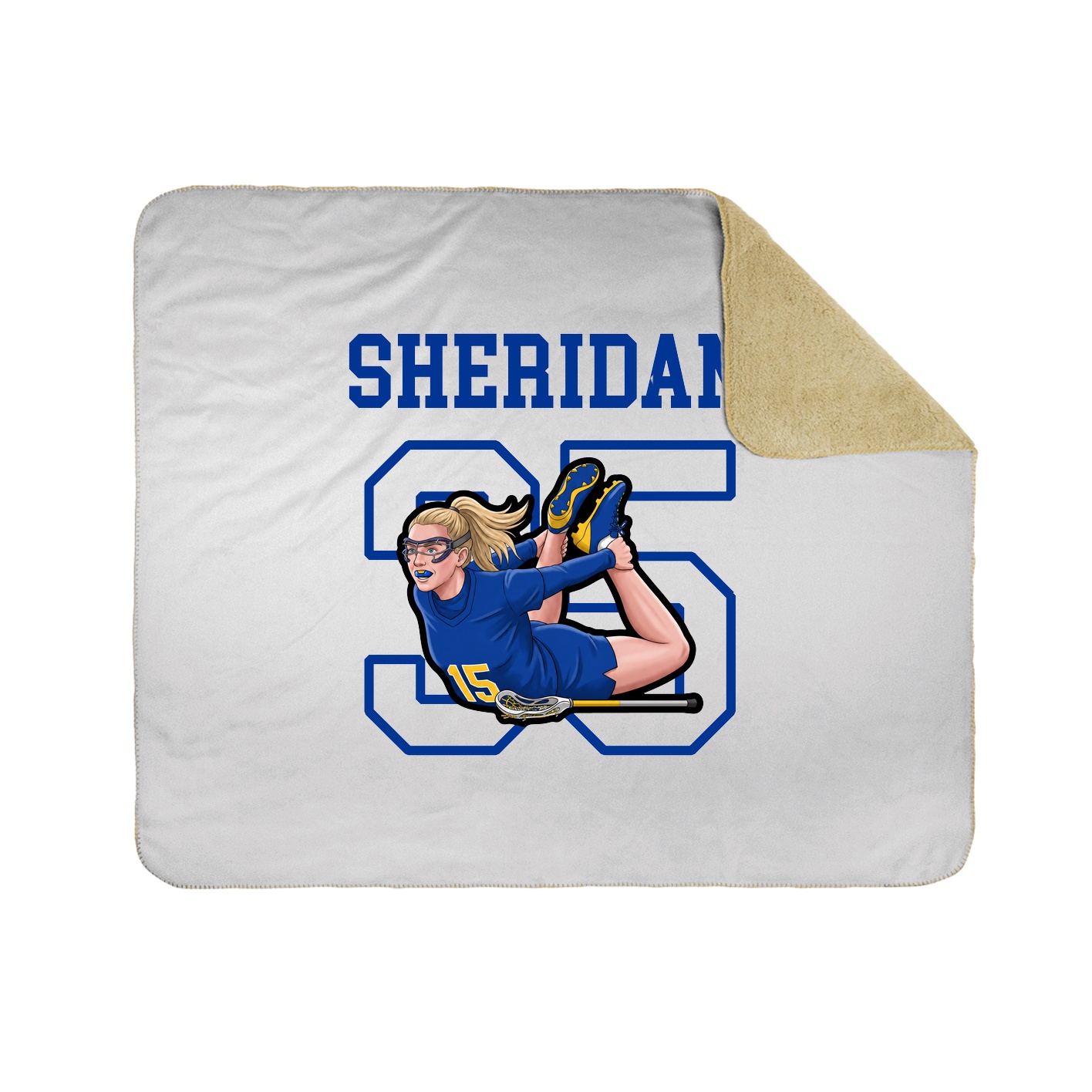 Throw Blanket — Shirsey in White