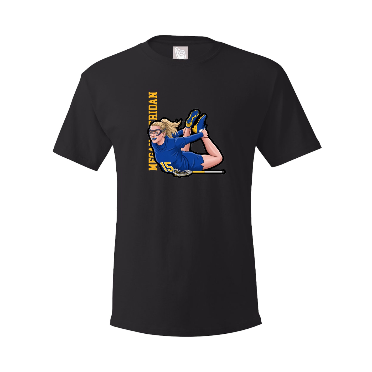 Tee — Name Vertical in Black