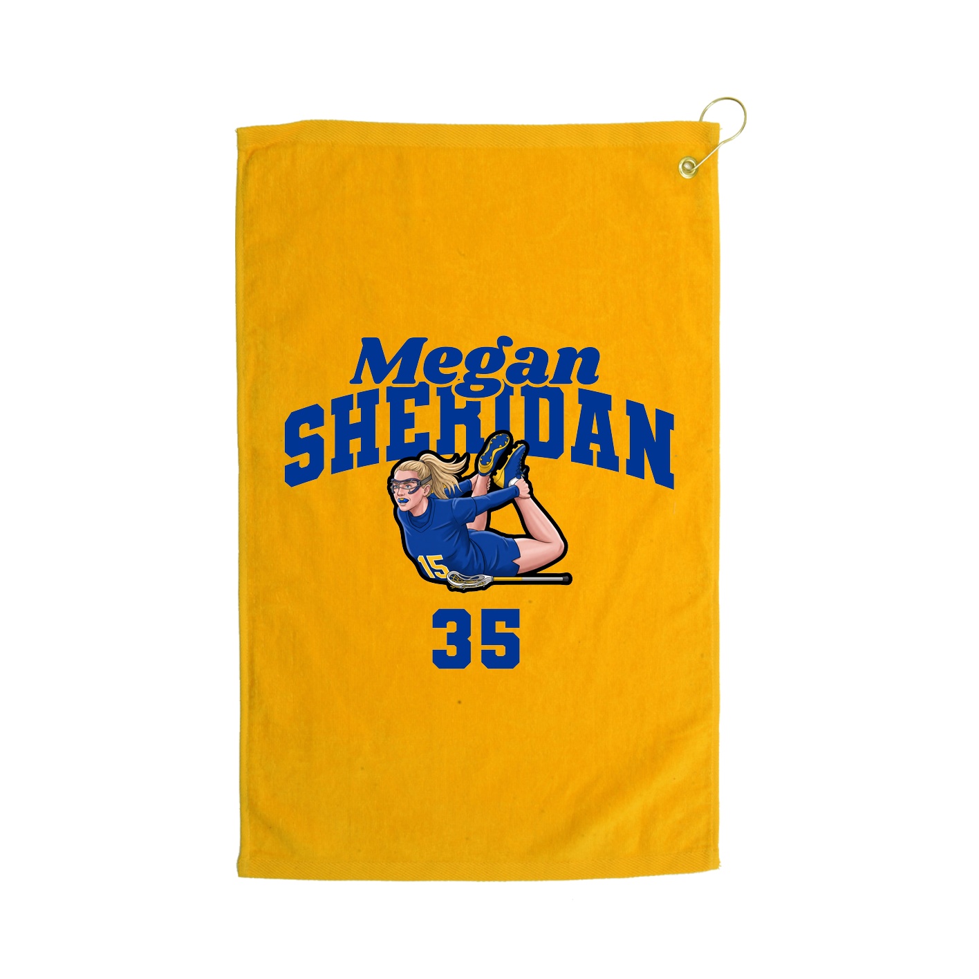 Golf Towel — Signature Arch in Gold