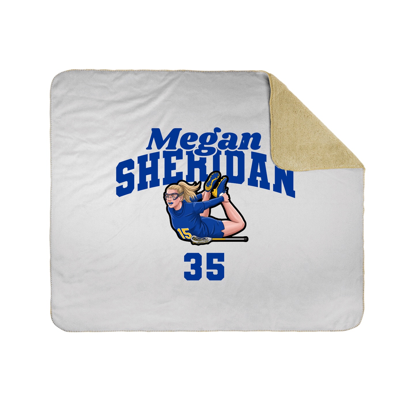 Throw Blanket — Signature Arch in White