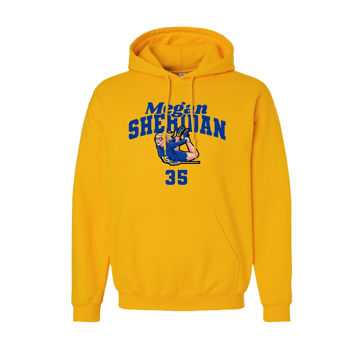 Youth Hoodie — Signature Arch in Gold