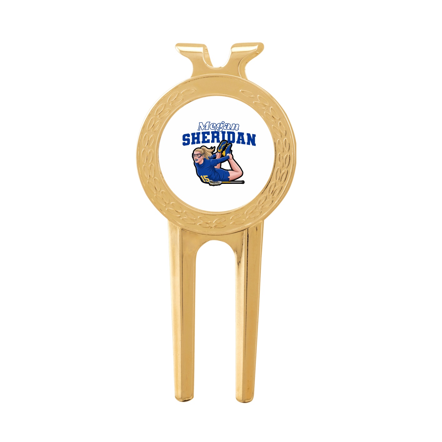 Divot Tool with Ball Marker — Name Arch in Classic