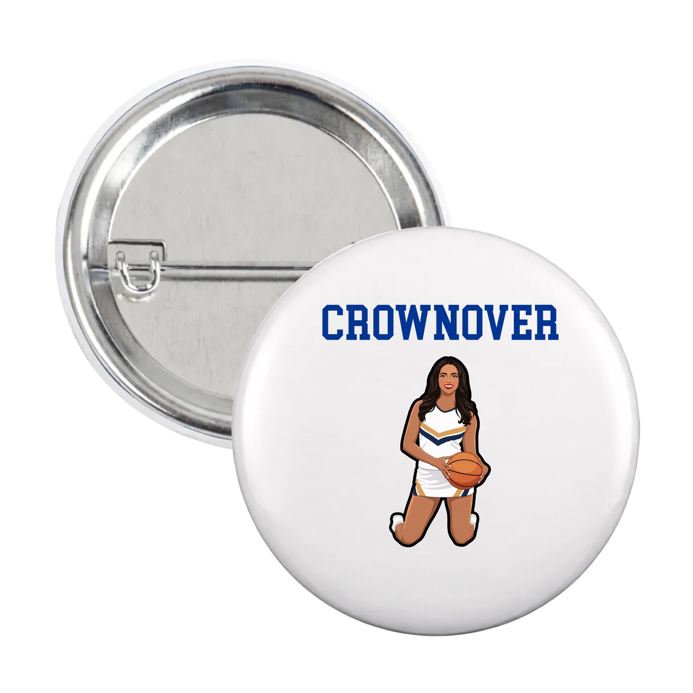 Game Day Button — Shirsey in White