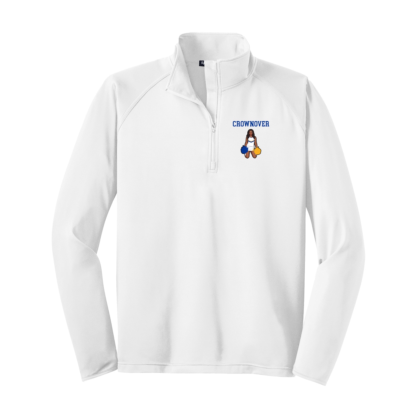 Q-Zip Pullover — Shirsey in White