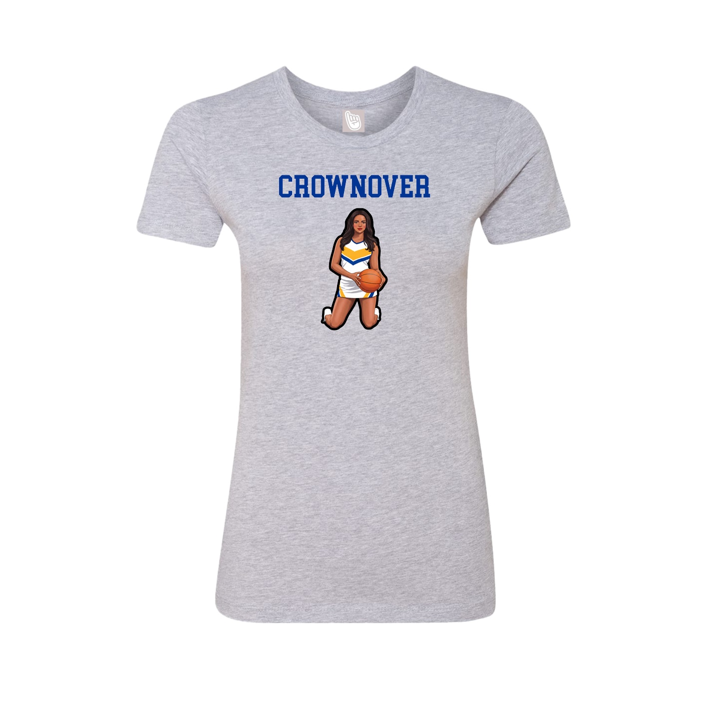 Fitted Women's Tee — Shirsey in Grey