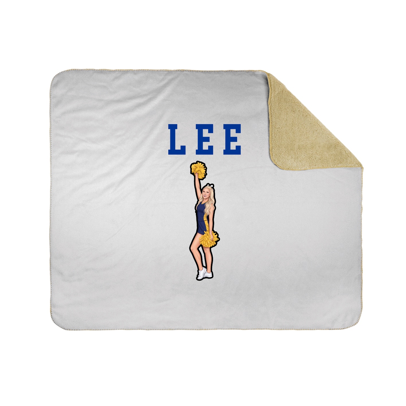 Throw Blanket — Shirsey in White