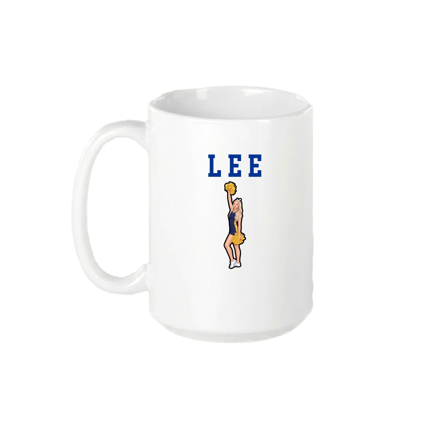 15oz Coffee Mug — Shirsey in White