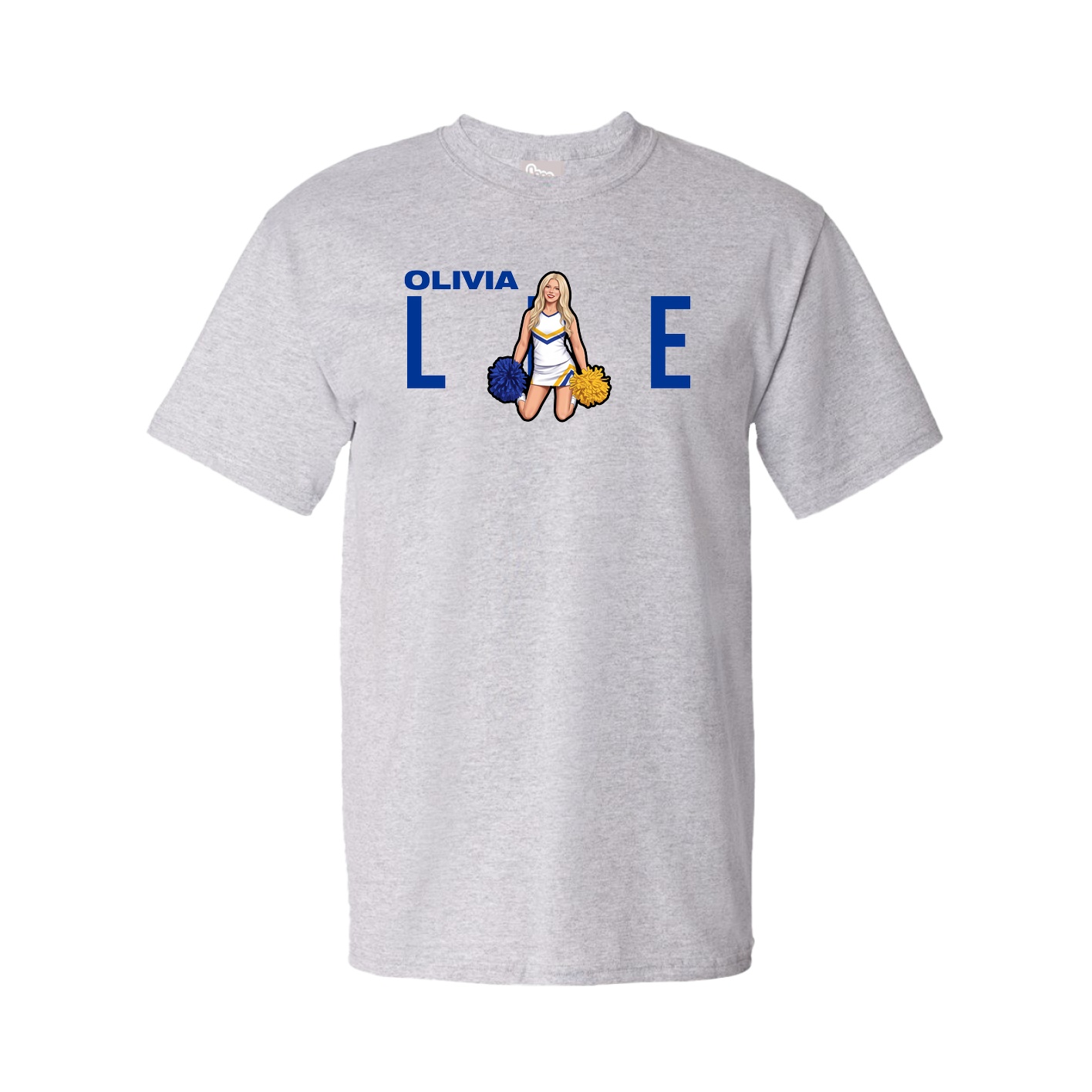 Tee — Player Name in Grey