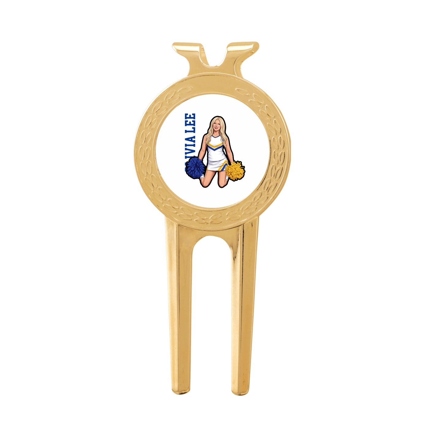 Divot Tool with Ball Marker — Name Vertical in Classic