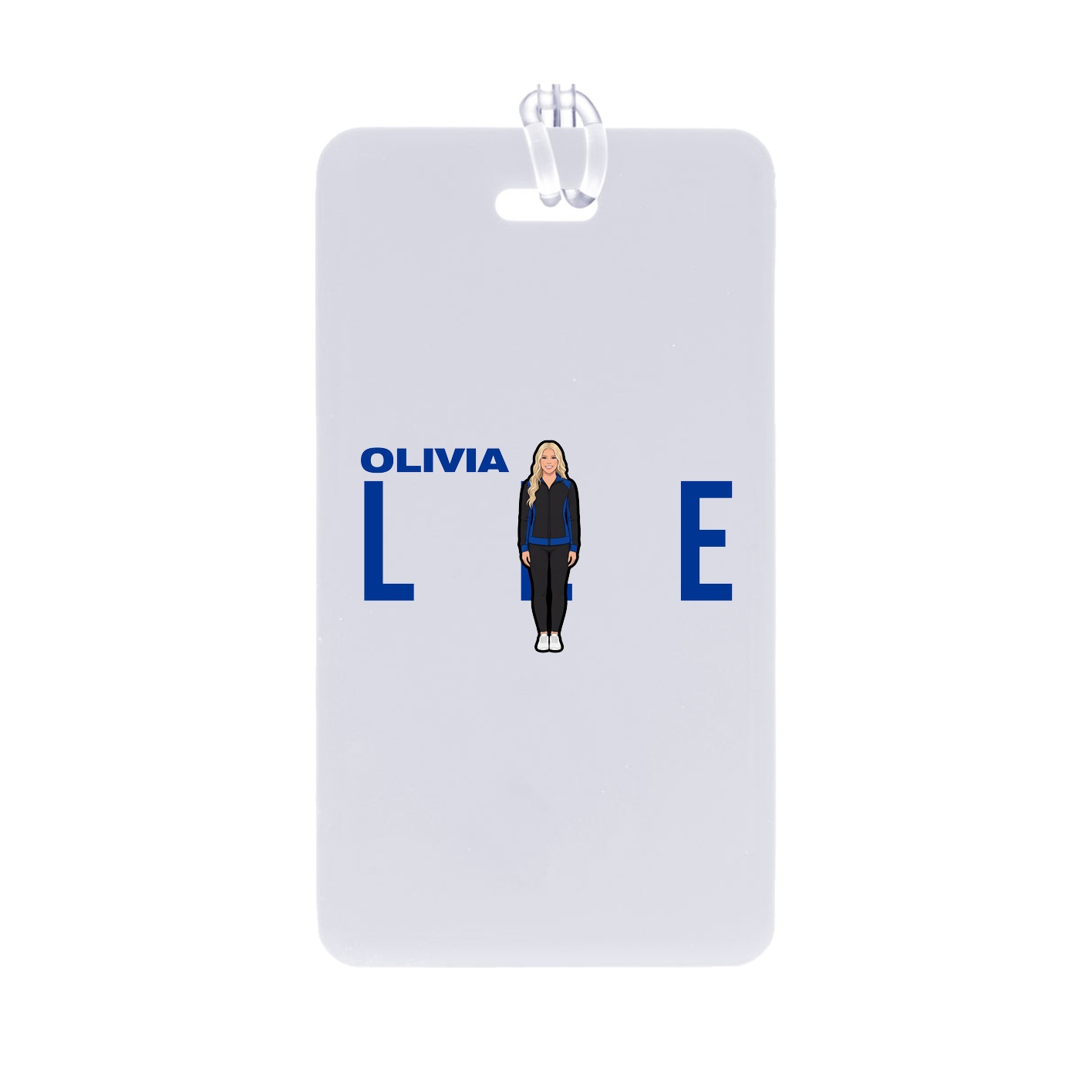 Bag Tag — Player Name in Classic