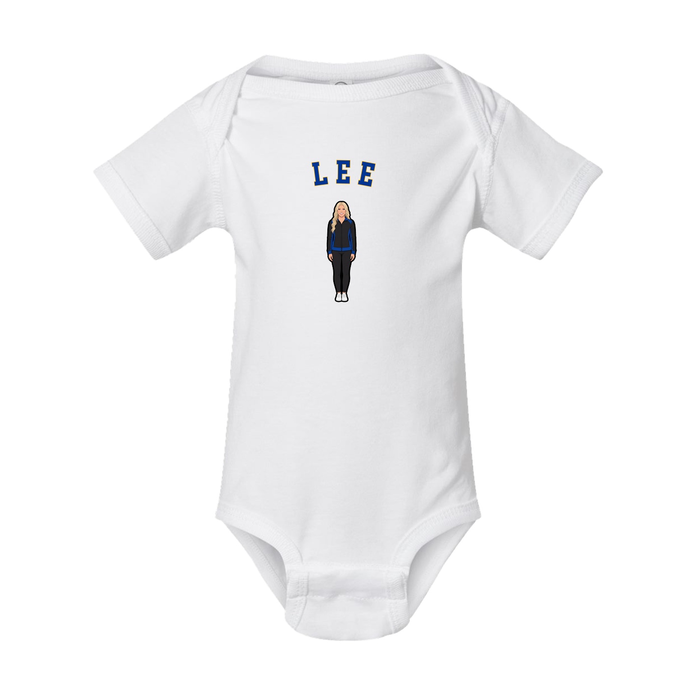 Baby Onesie — Shirsey Arch in White