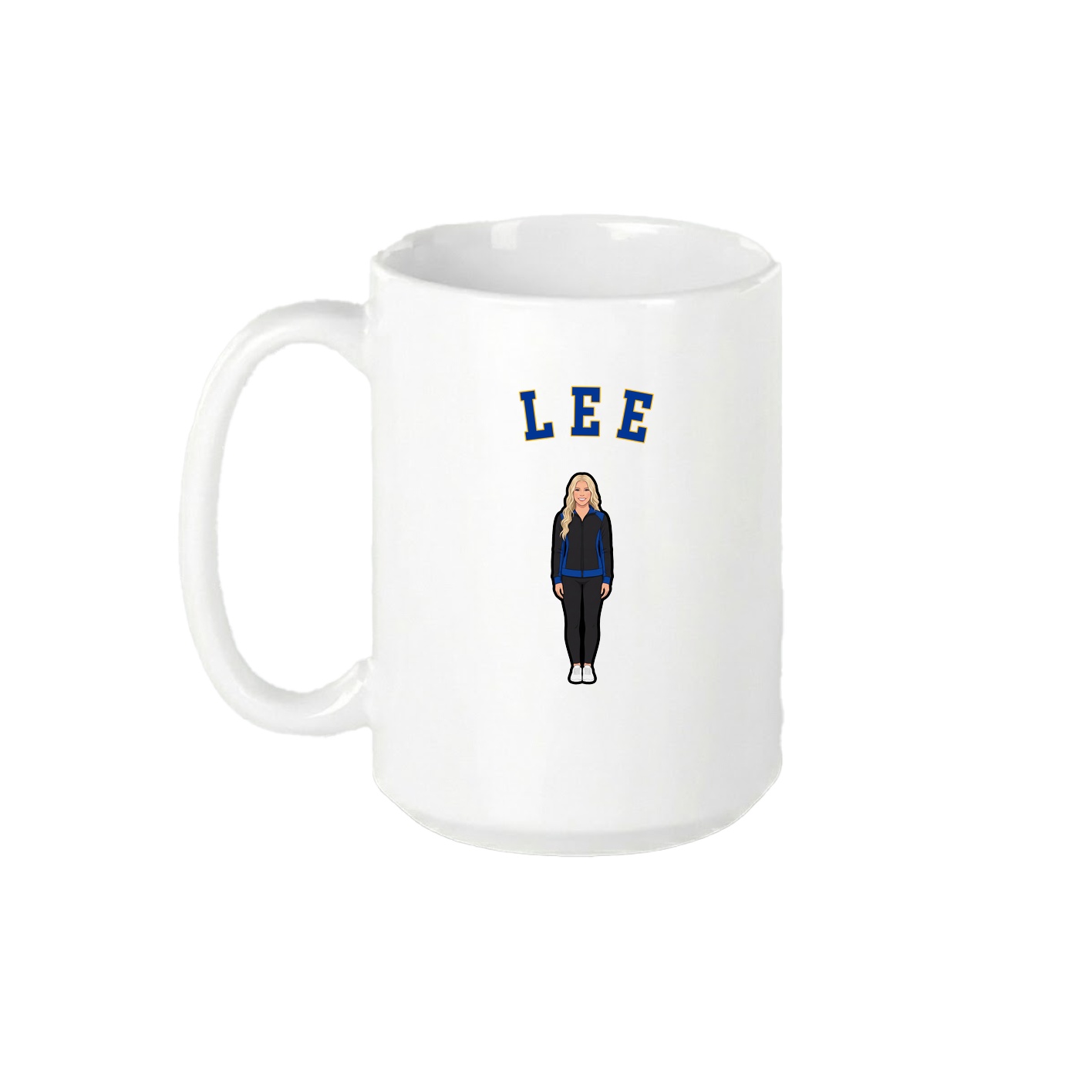 15oz Coffee Mug — Shirsey Arch in White