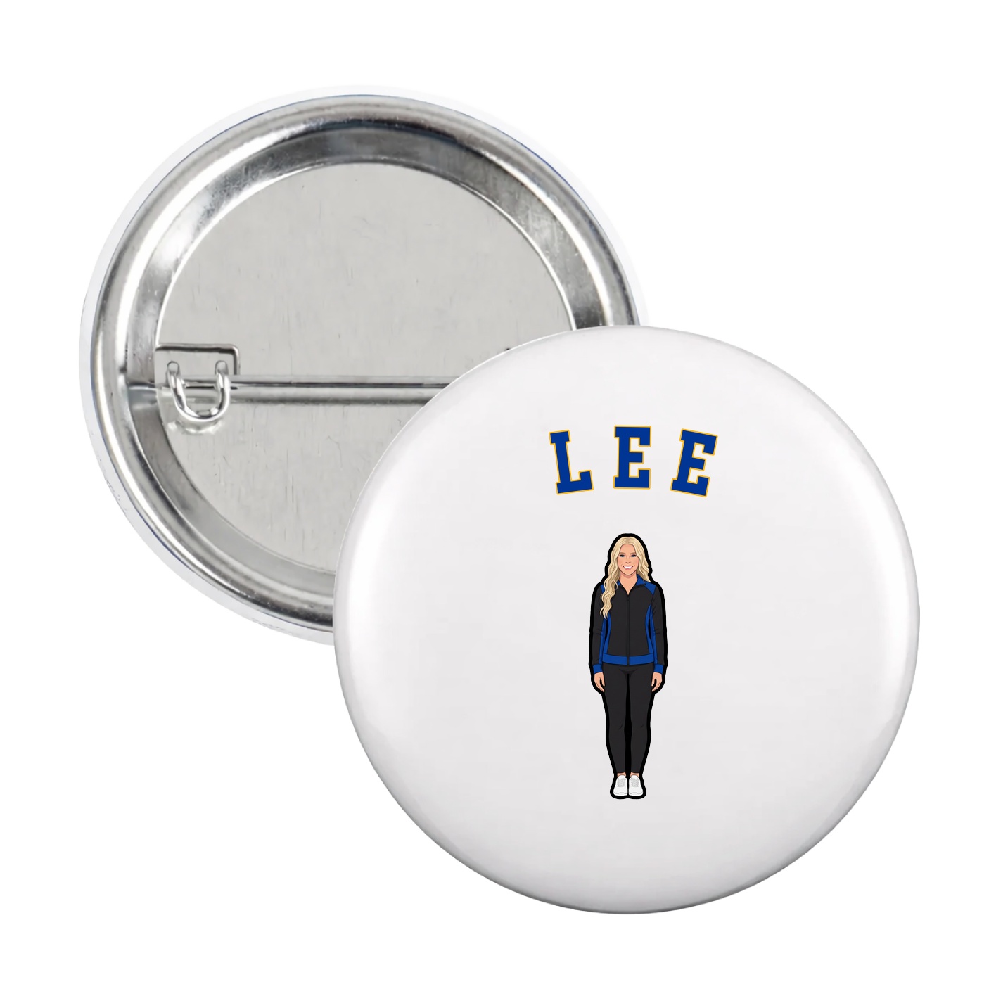Game Day Button — Shirsey Arch in White