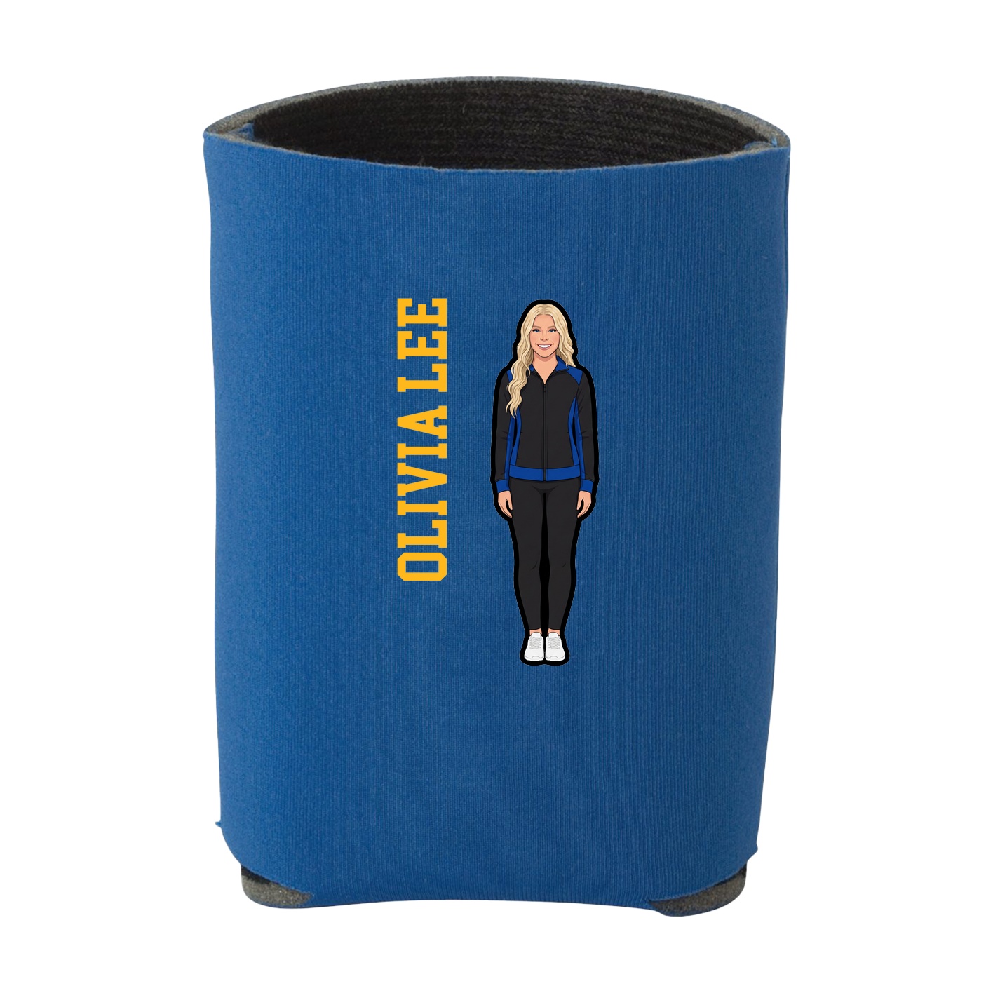 Can Holder — Name Vertical in Royal